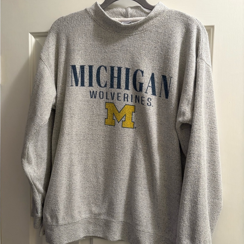 Michigan Wolverines Gray Sweater